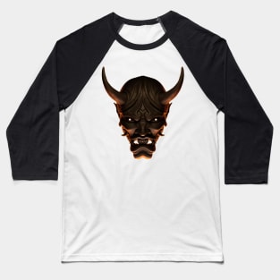 Hannya Series - Blackout (light) Baseball T-Shirt